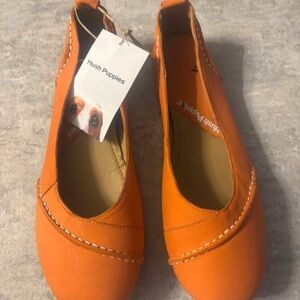 Hush Puppies Vibrant Orange Loafers